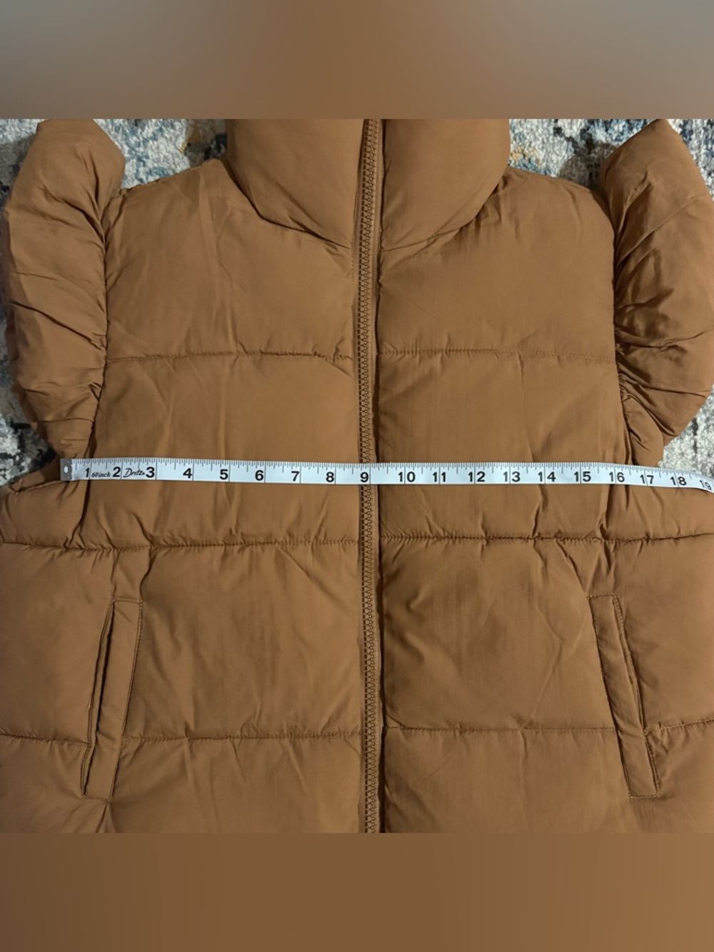 Simply Southern Puffer Vest Womens M/L Quilted Full Zip Collared Warm NWT - Picture 8 of 9